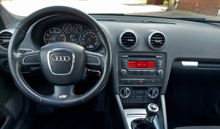 Audi A3 cena 26900 przebieg: 239000, rok produkcji 2008 z Żary małe 254